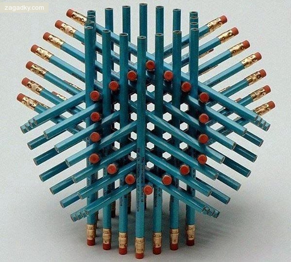 Загадки в картинках: Лёгкая загадка: сколько карандашей на картинке?