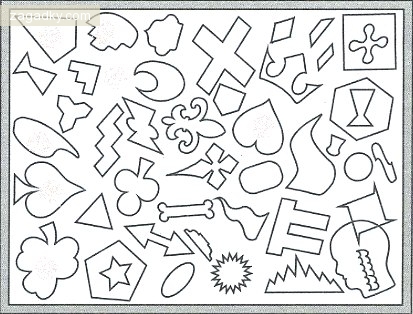 Загадки в картинках: Только 2 фигуры имеют одинаковую форму. Какие?