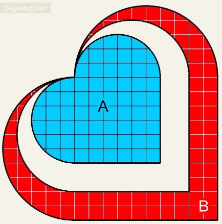 Математические загадки: Сердце в сердце.